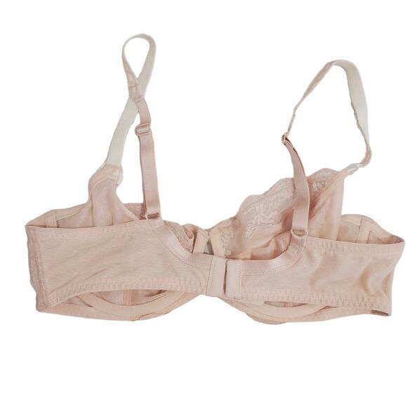 Paramour | Partially Lined Lace Underwire Bra in Light Pink Beige - Picture 4 of 9